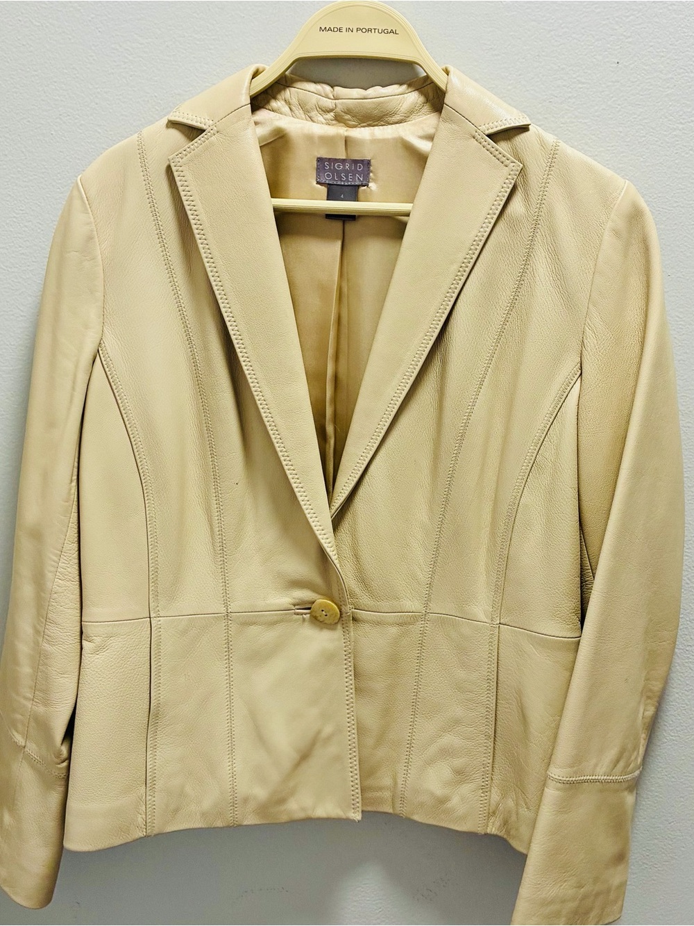 Sigrid Olsen Leather Jackket, 4